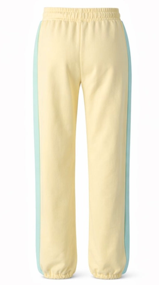 Damskie Spodnie Dresowe SWEATS 1 "Lemon & Pistachio" – Adjustable Fit - Polishh stuff