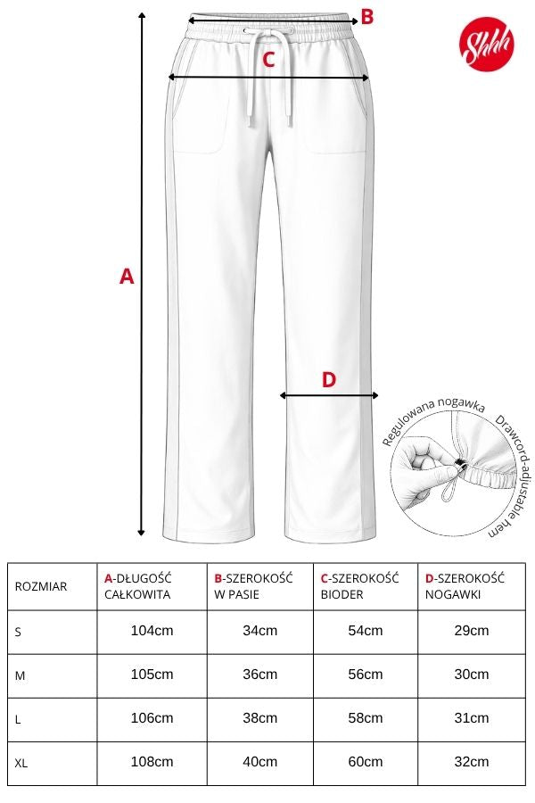 Damskie Spodnie Dresowe SWEATS 1 "Pure Lemon" – Adjustable Fit - Polishh stuff