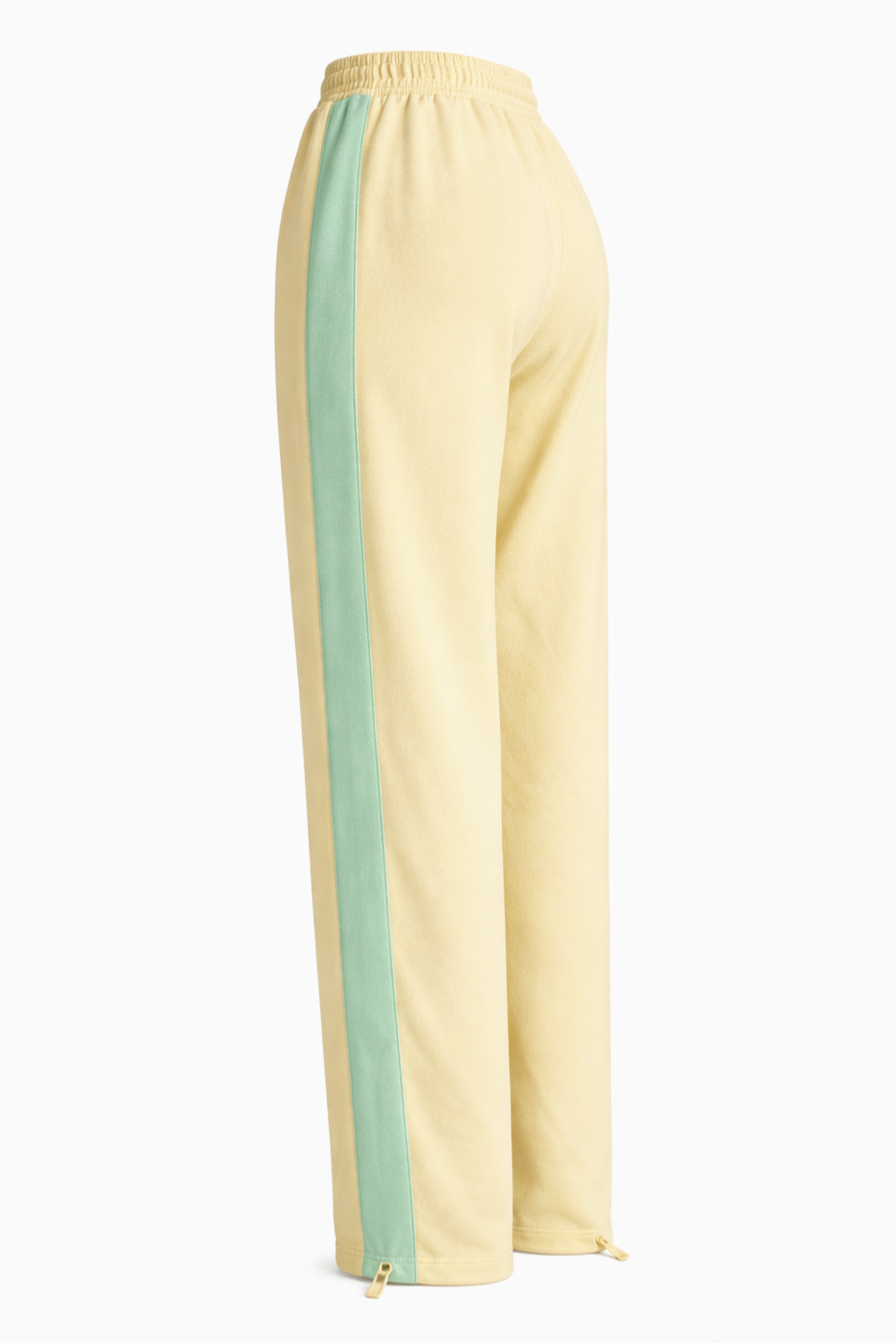 Damskie Spodnie Dresowe SWEATS 1 "Lemon & Pistachio" – Adjustable Fit - Polishh stuff