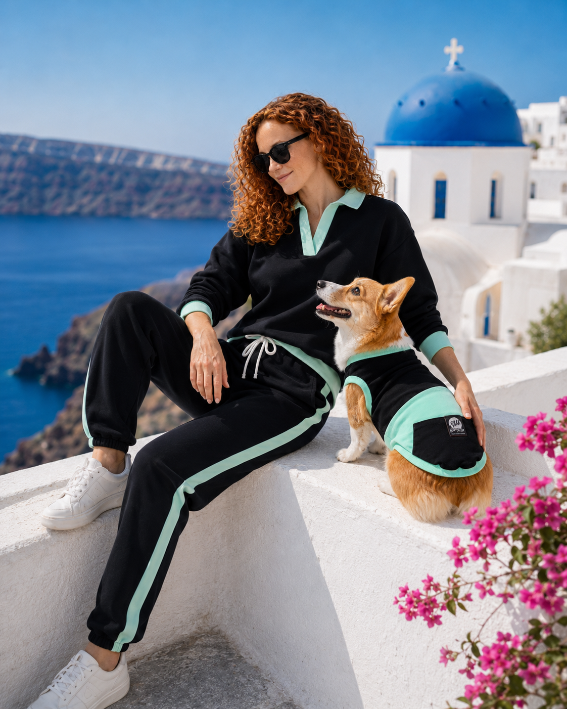 DOGWEAR 1 Black/Yellow Shhh - dres dla Psa
