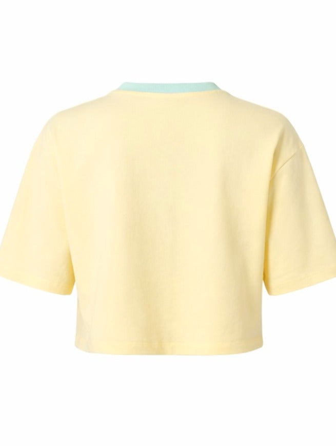 Damska Koszulka Dresowa Cropped "Butter Pistachio" – Summer Essence - Polishh stuff